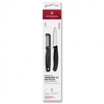 Набор для очистки овощей VICTORINOX SWISS CLASSIC 2шт черный 6.7113.21