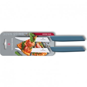 Набор из 2 ножей для стейка и пиццы VICTORINOX SWISS MODERN 12 см 6.9006.12W2B