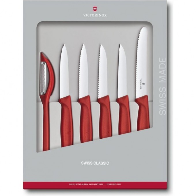 Набор из 6 предметов VICTORINOX SWISS CLASSIC PARING KNIFE SET 6.7111.6G