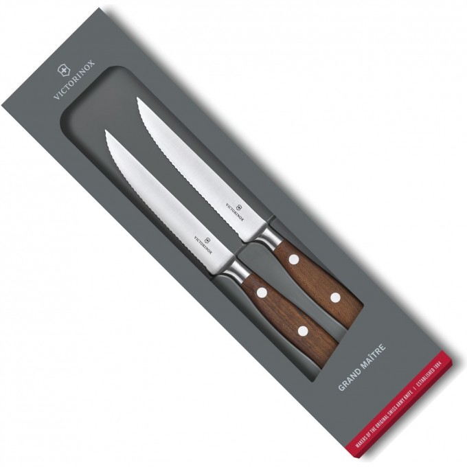 Набор ножей кухонных VICTORINOX GRAND MAITRE STEAK 7.7240.2W