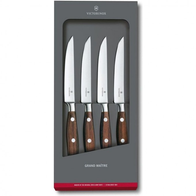Набор ножей кухонных VICTORINOX GRAND MAITRE STEAKk 7.7240.4