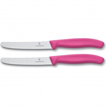 Набор ножей кухонных VICTORINOX SWISS CLASSIC (6.7836.L115B) 2шт, розовый