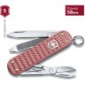 Нож-брелок VICTORINOX CLASSIC SD PRECIOUS ALOX "GENTLE ROSE" 0.6221.405G