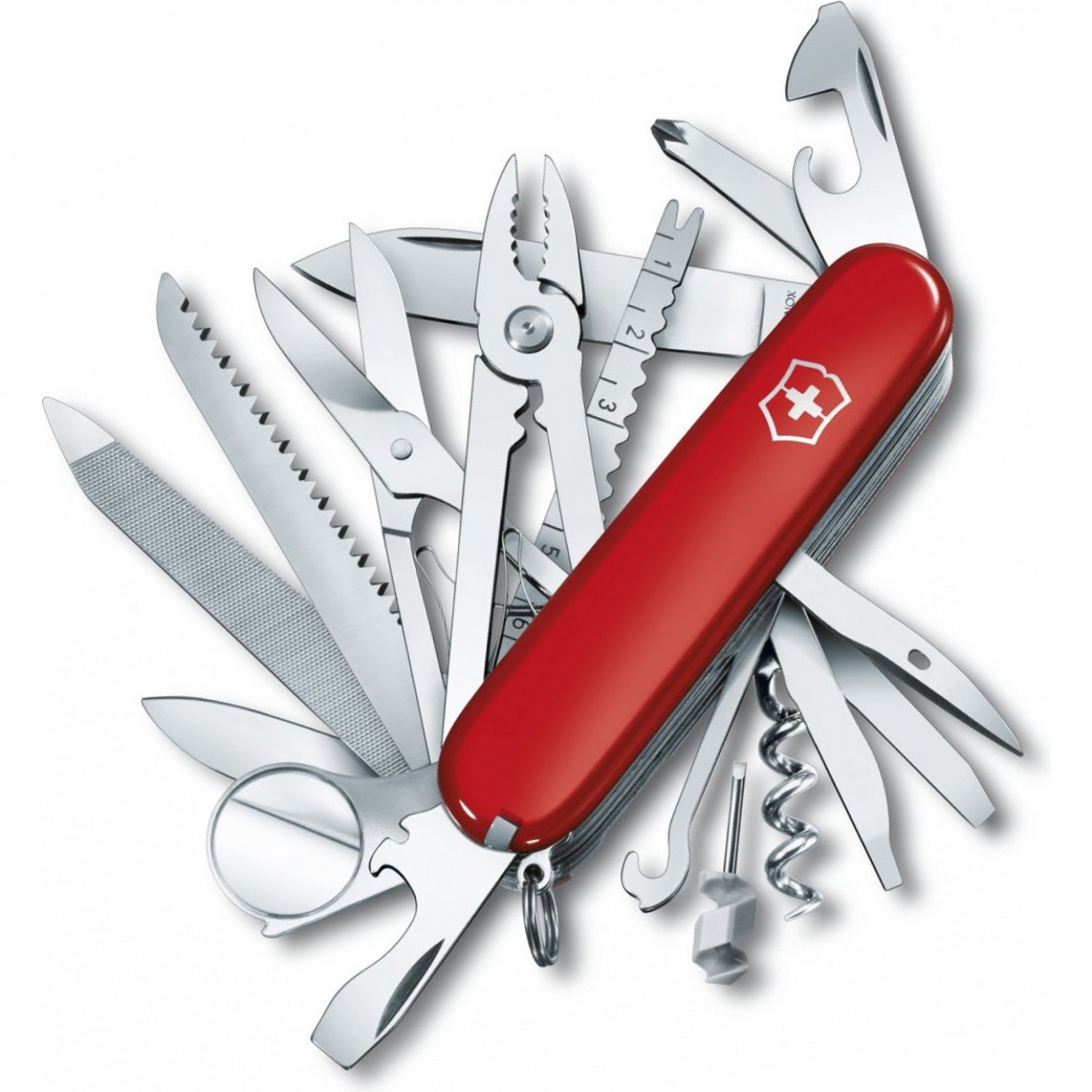 VICTORINOX SWISS CHAMP 1.6795. Купить Офицерский нож на Официальном Сайте  VICTORINOX в России.