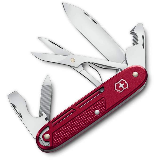 Нож перочинный VICTORINOX SYNERGY X ALOX () 93мм 10функций красный 0.8226.20