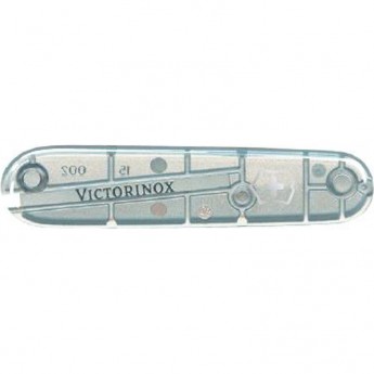 Передняя накладка для ножей VICTORINOX 91 мм, пластиковая, полупрозрачная серебристая C.3607.T3.10