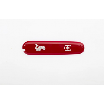 Передняя накладка для ножей VICTORINOX Fisherman (1.4733.72) и Angler (1.3653.72) 91 мм, пластиковая, красная C.3672.3
