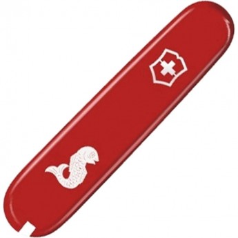 Передняя накладка для ножей VICTORINOX Fisherman (1.4733.72) и Angler (1.3653.72) 91 мм, пластиковая, красная C.3672.3.10