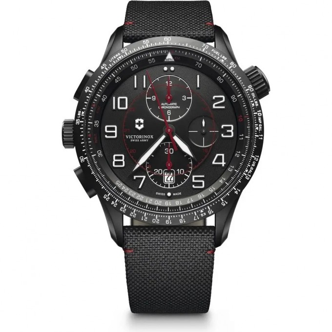 Швейцарские механические наручные часы VICTORINOX с хронографом 241716