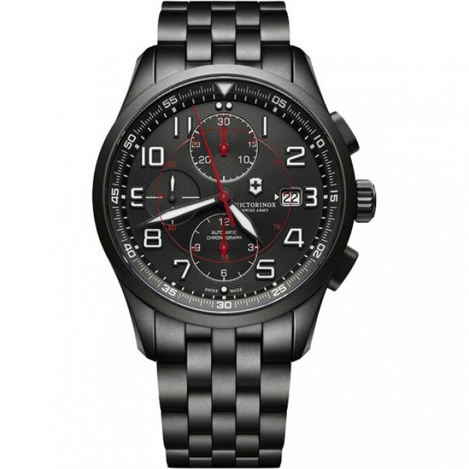 Швейцарские механические наручные часы VICTORINOX с хронографом 241741