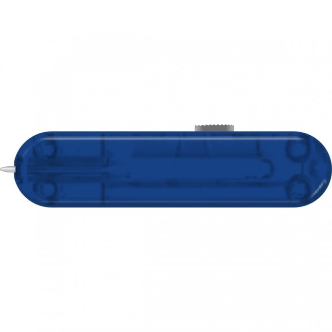 Задняя накладка для ножей VICTORINOX 58 мм, пластиковая, полупрозрачная синяя C.6302.T4.10