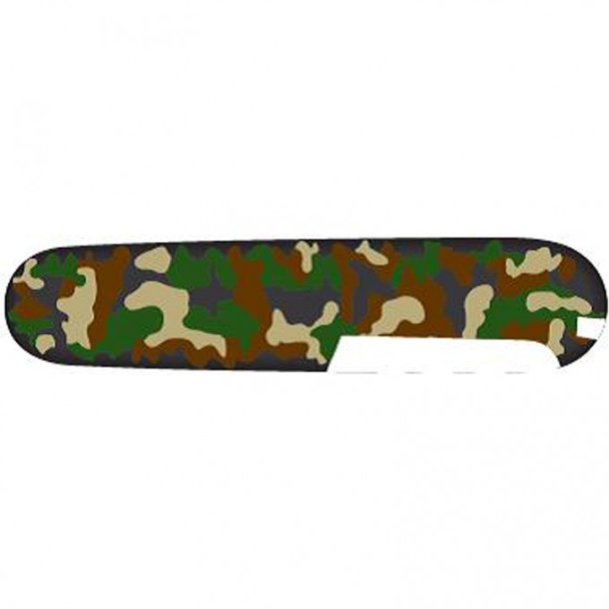 Задняя накладка для ножей VICTORINOX 91 мм, пластиковая, зелёный камуфляж C.3694.4.10
