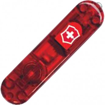 Передняя накладка для ножей VICTORINOX SwissLite 58 мм, пластиковая, полупрозрачная красная C.6200.T1