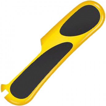 Задняя накладка для ножей VICTORINOX 85 мм, пластиковая, жёлто-чёрная C.2738.C4